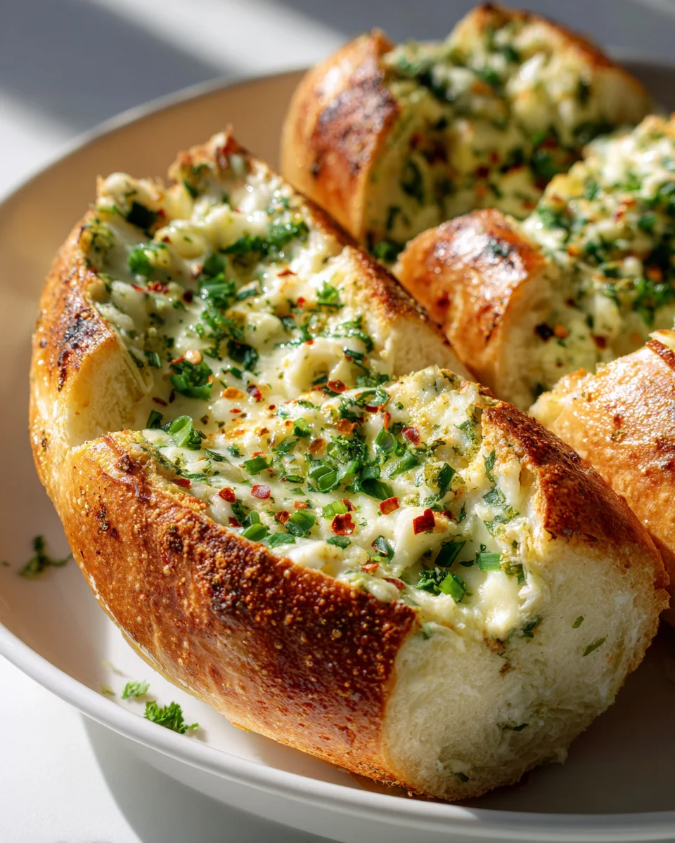 Irresistible Korean Cream Cheese Garlic Bread – Must-Try!