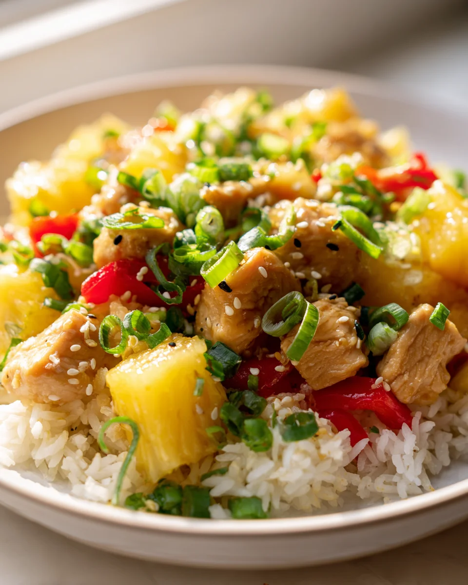 Delicious Pineapple Chicken & Rice: A Tropical Delight