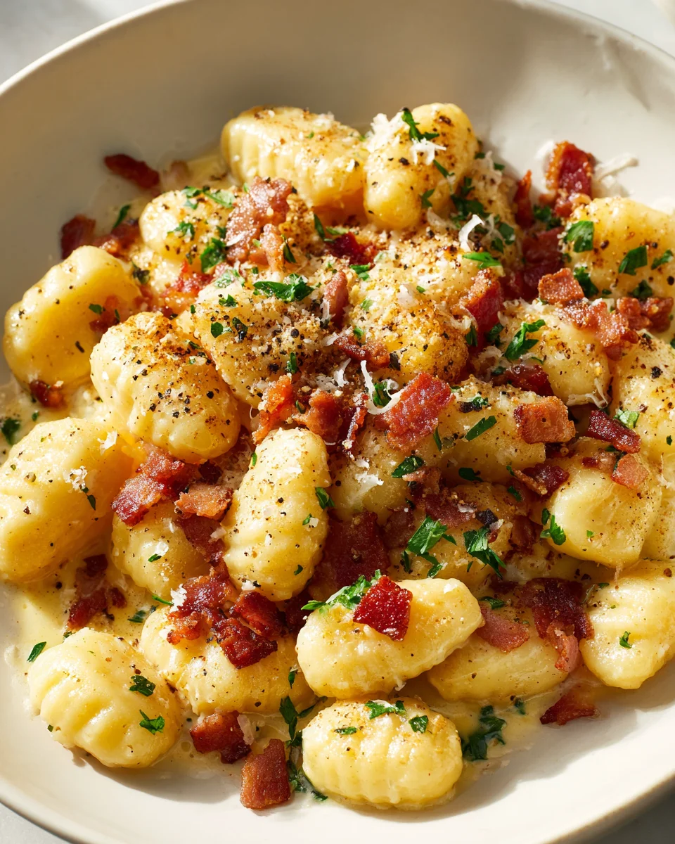 Creamy Beef Carbonara With Gnocchi: Easy, Flavorful Meal