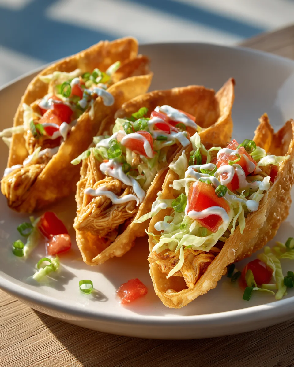 Applebee's Chicken Wonton Tacos Recipe: Easy Homemade Copycat