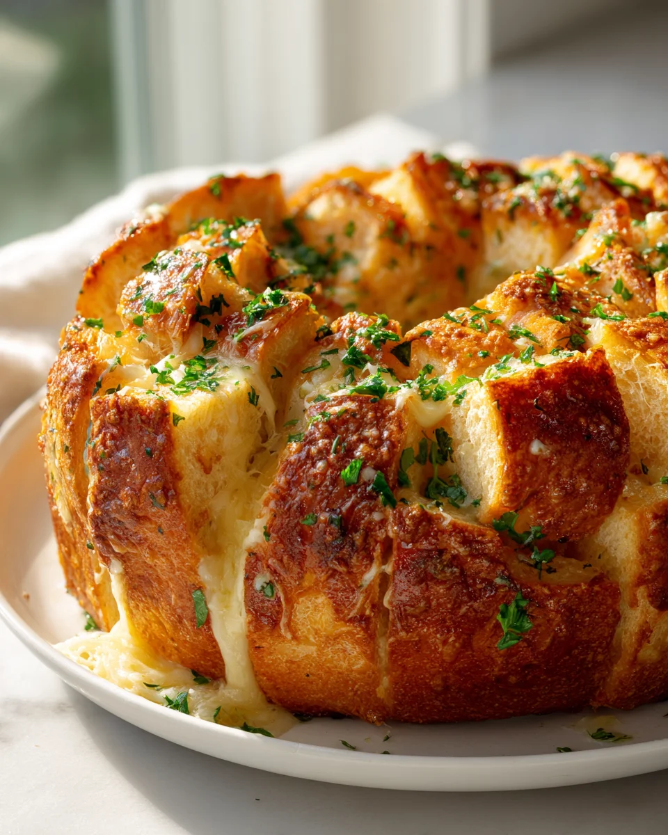 Amazing Pull Apart Garlic Cheese Bread – Perfect For Sharing