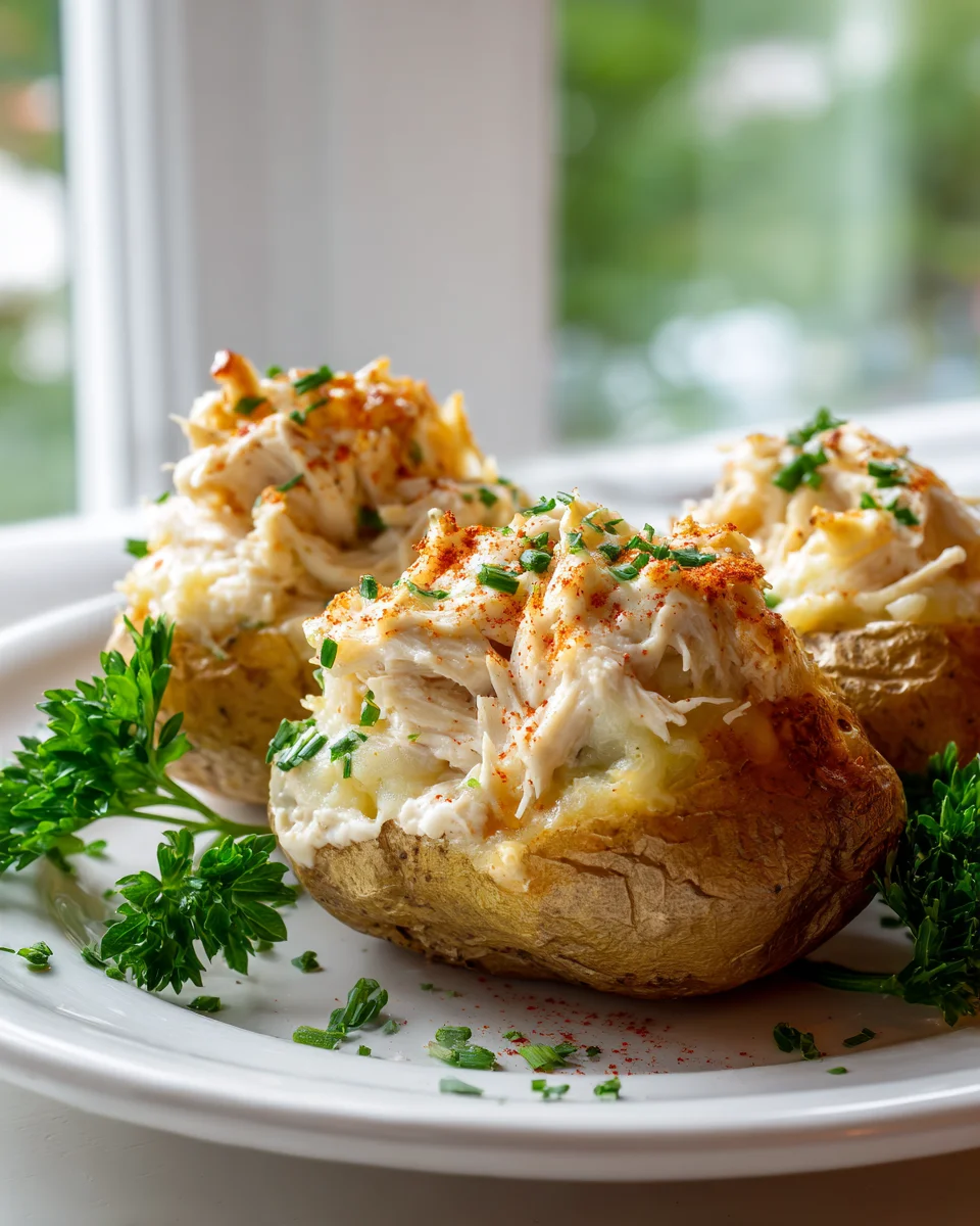 Mud Chicken Stuffed Twice Baked Potatoes: Savory Perfection!