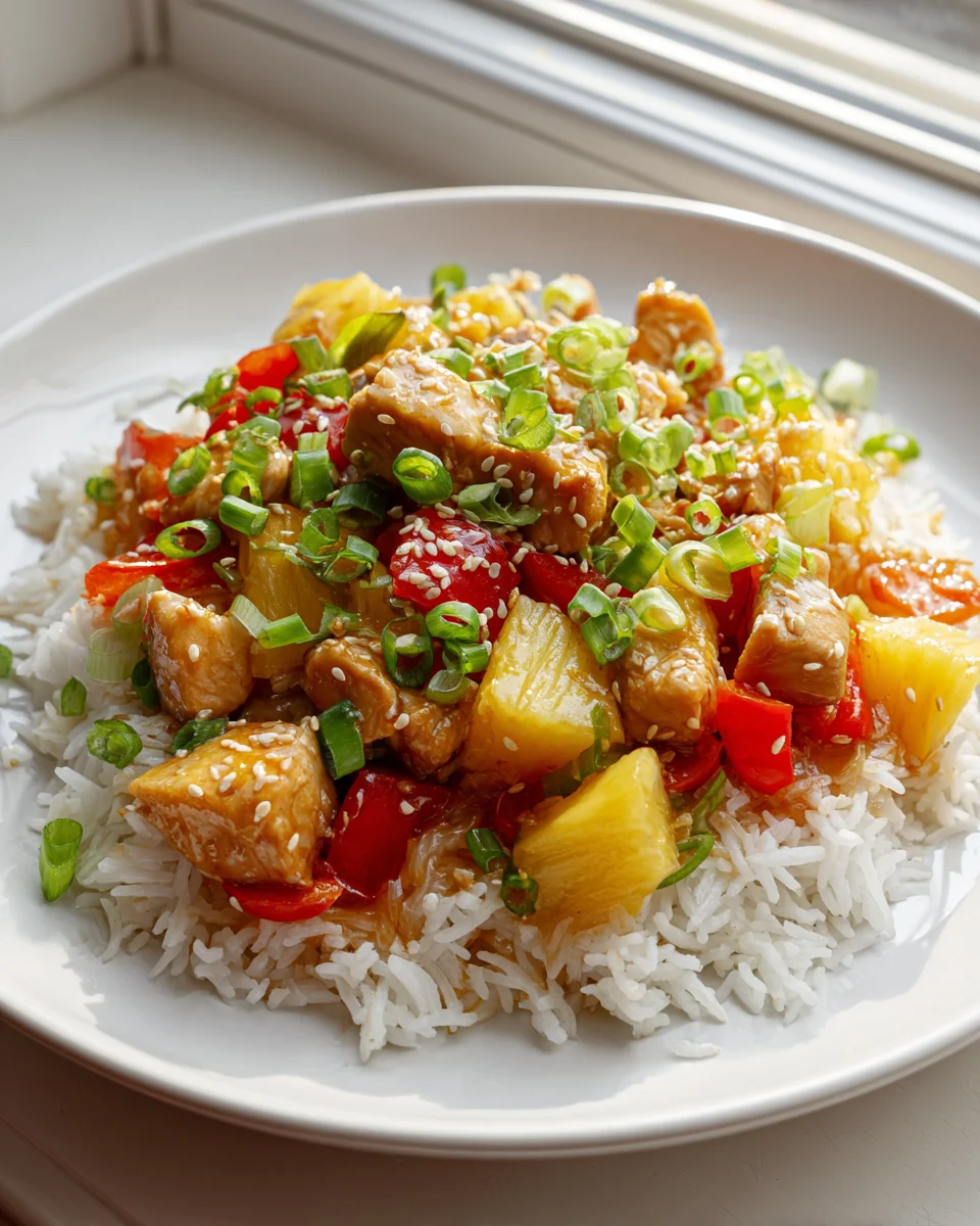 Delicious Pineapple Chicken & Rice: A Tropical Delight