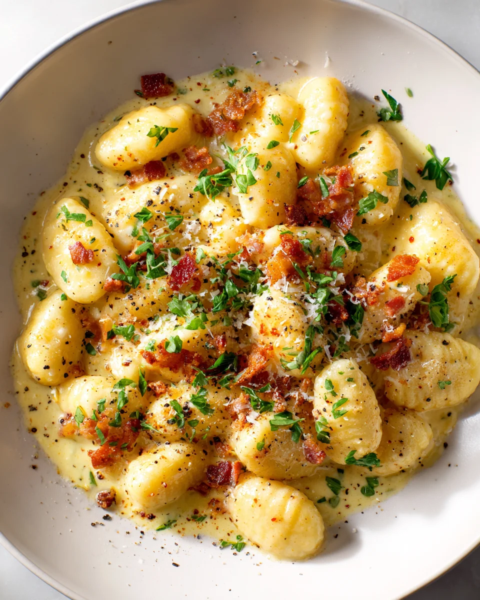 Creamy Beef Carbonara With Gnocchi: Easy, Flavorful Meal
