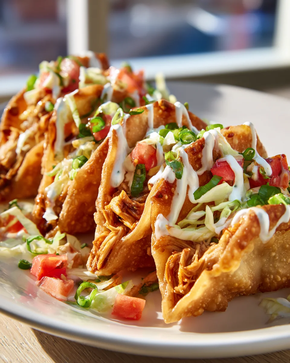 Applebee's Chicken Wonton Tacos Recipe: Easy Homemade Copycat