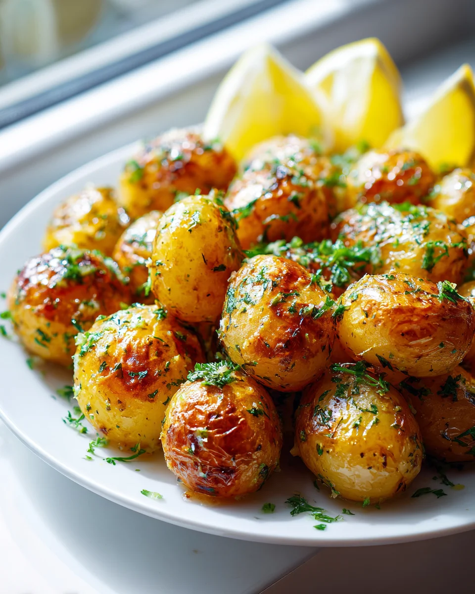 Easy Garlic Butter Greek Baby Potatoes: A Flavorful Side