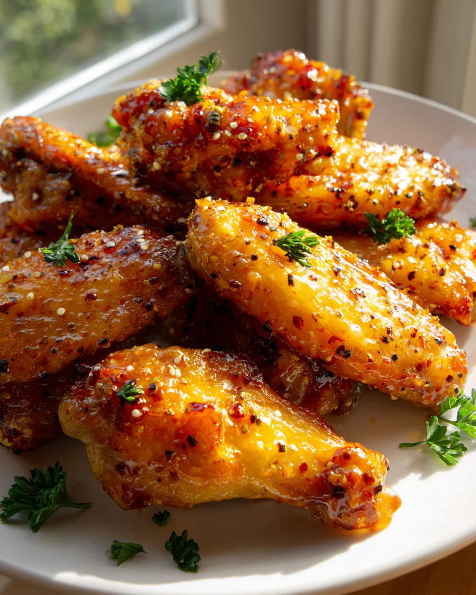Best Honey Lemon Pepper Wings - Sweet, Zesty & Crispy!