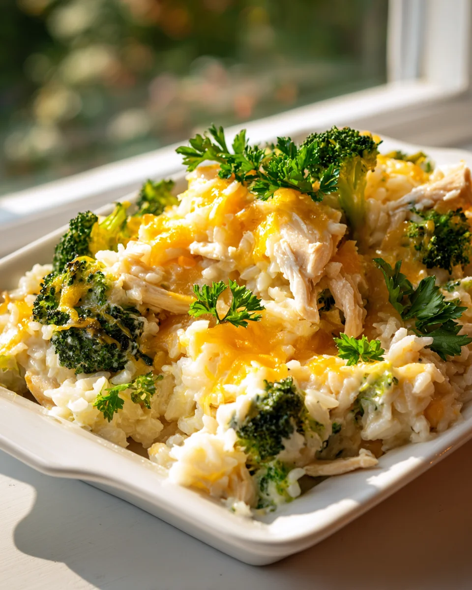 Chicken Broccoli Rice Casserole: Easy Weeknight Meal