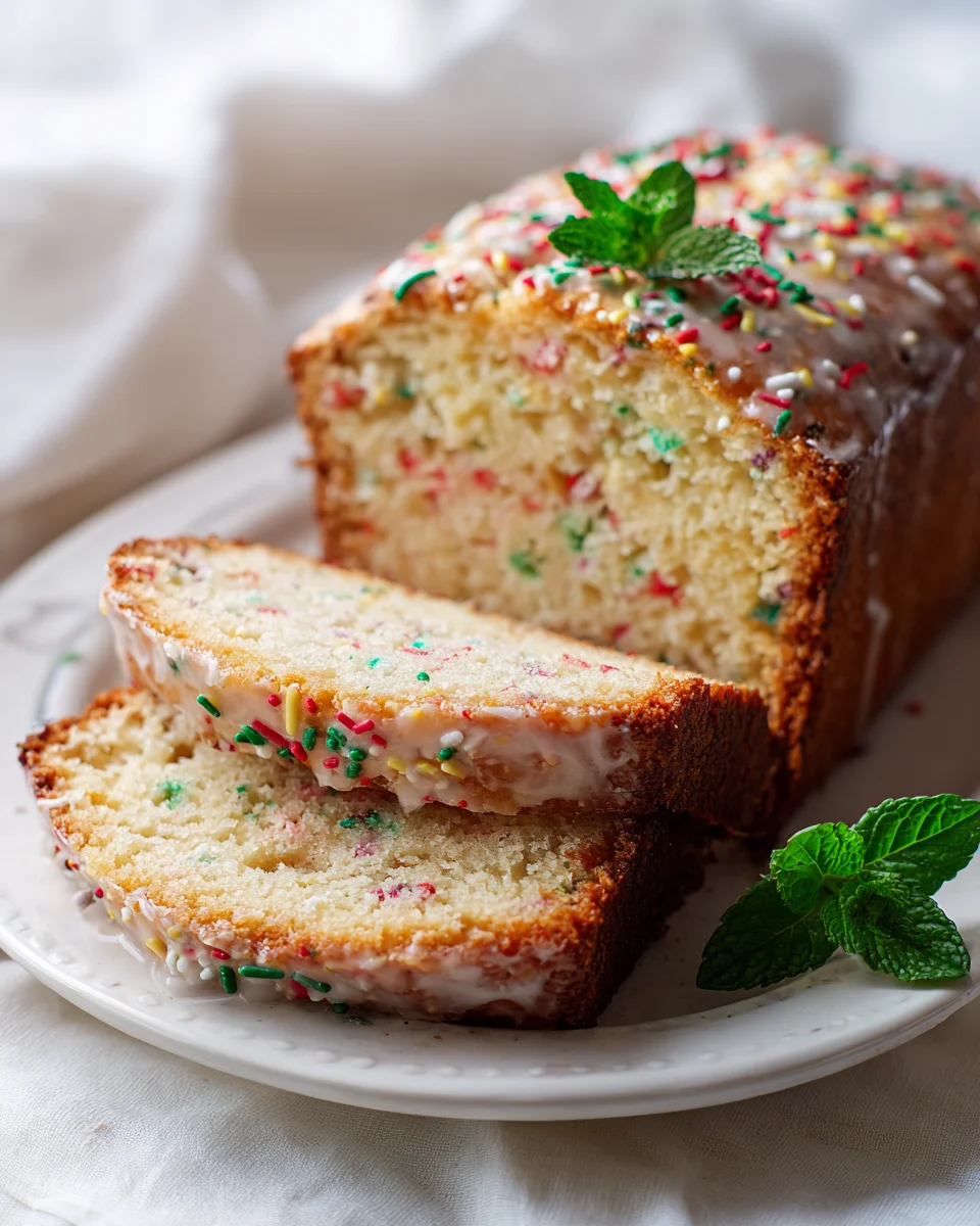 Christmas Sprinkle Buttermilk Bread: Moist Holiday Favorite