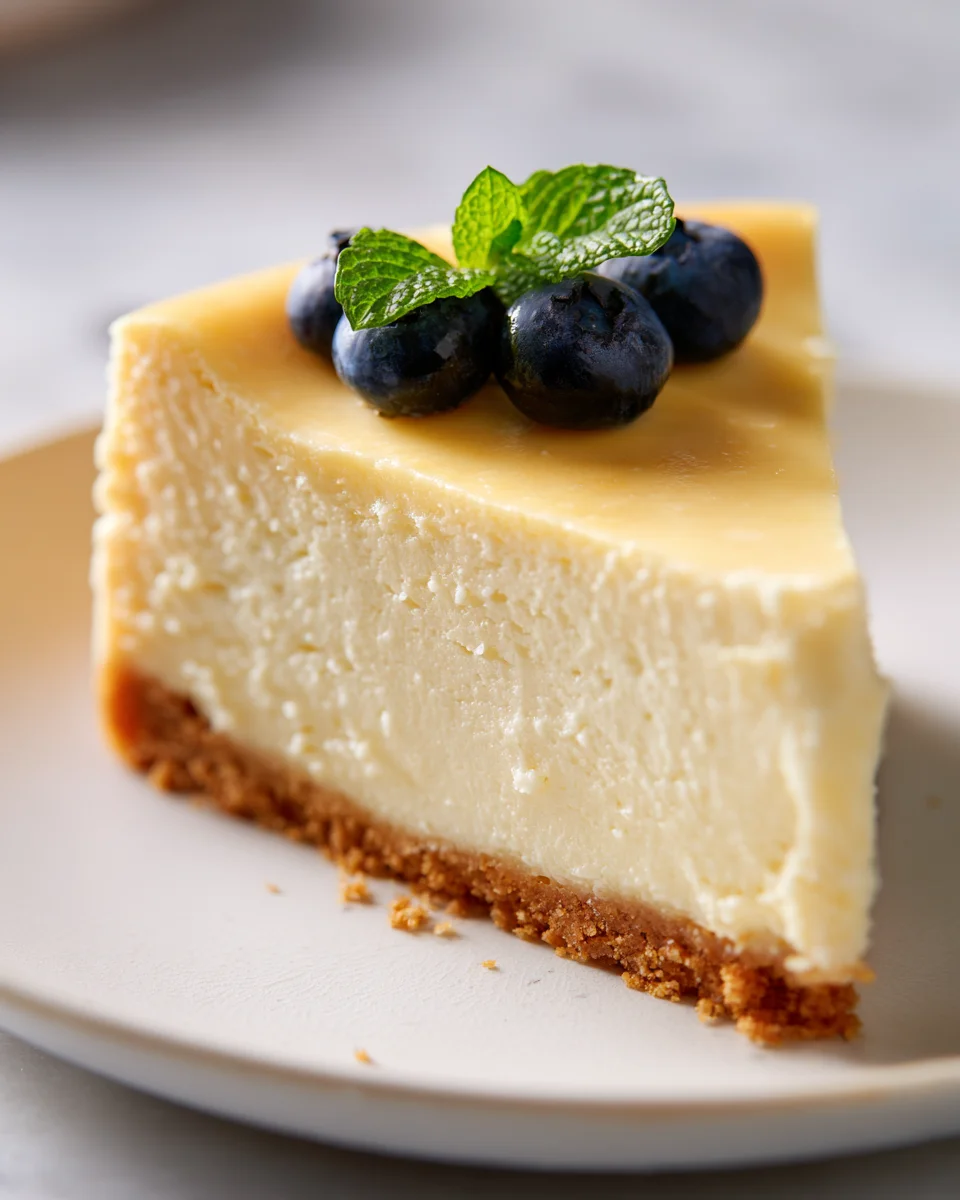Creamy Classic Cheesecake: Quick, Easy & No Cracks!