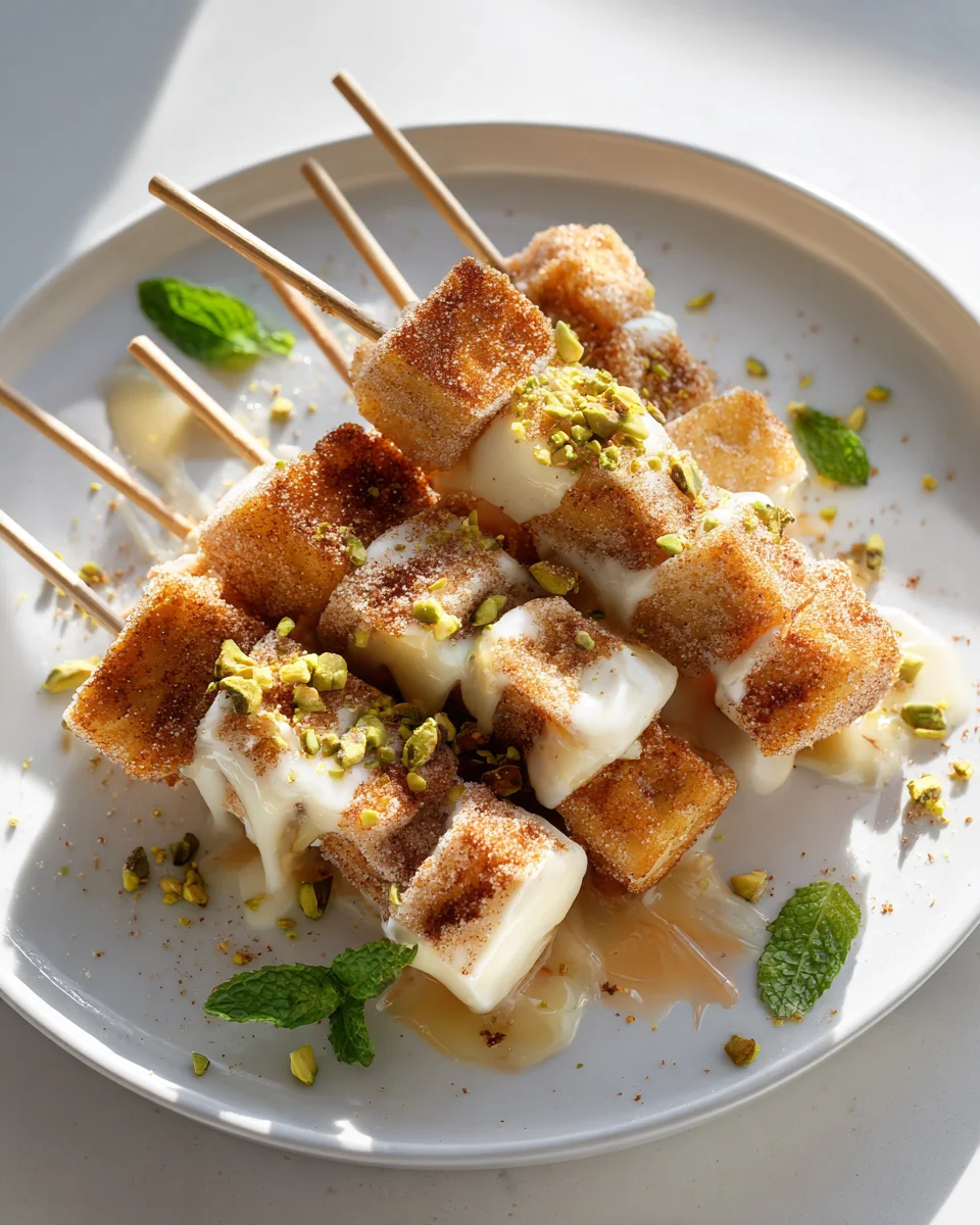 Make Churro Cheesecake Skewers: Your New Favorite Dessert!