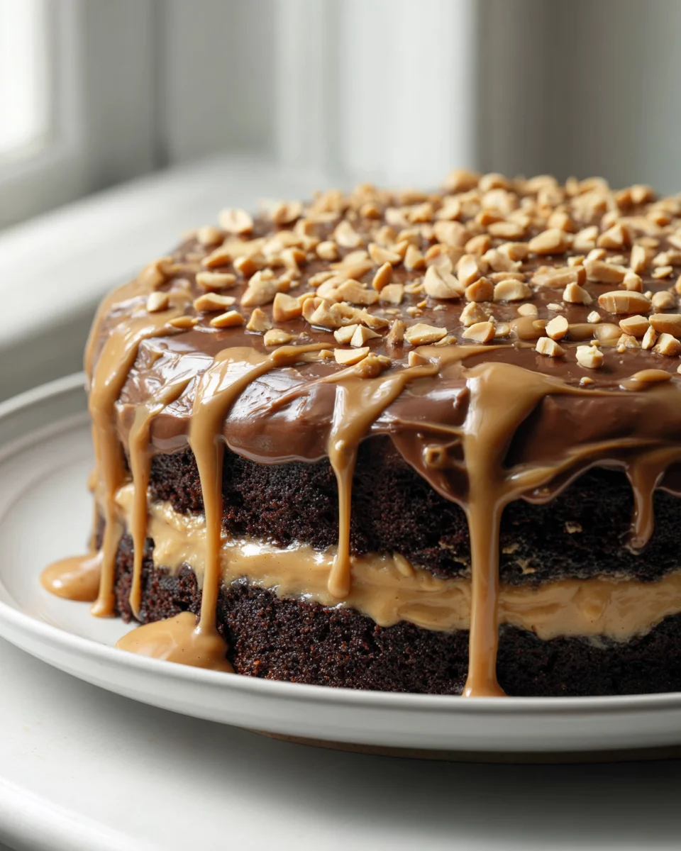 Irresistible Chocolate Peanut Butter Poke Cake Recipe