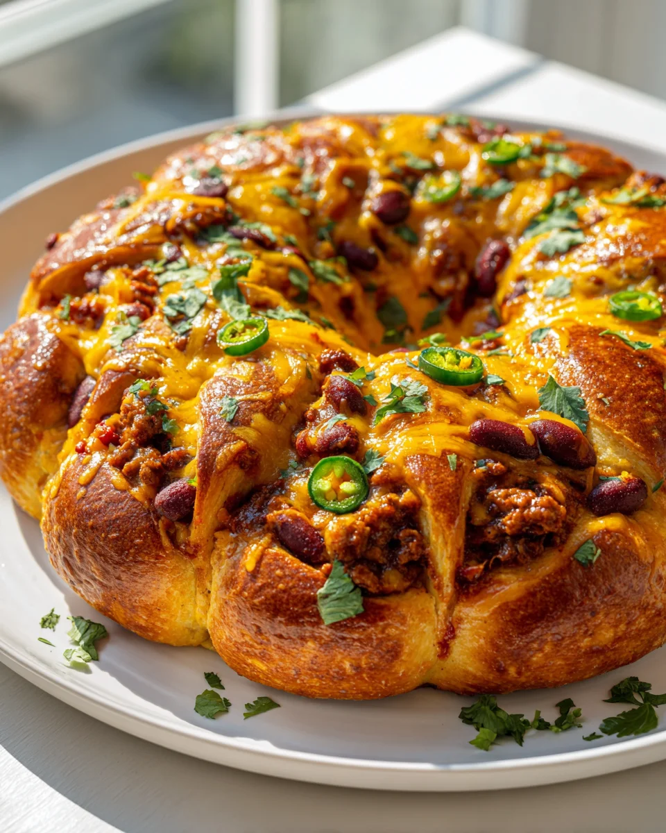 Beef Chili Taco Crescent Roll Ring – Easy Family Meal