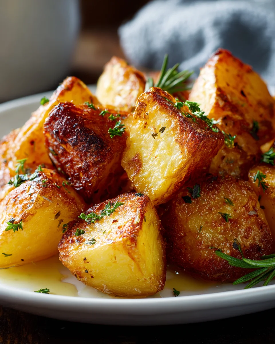 Homemade Roast Potatoes: Crispy, Fluffy & Easy Recipe