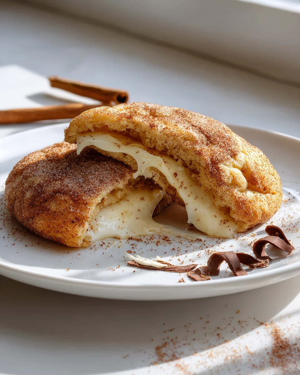 Churro Cheesecake Stuffed Cookies Recipe: Must-Try!
