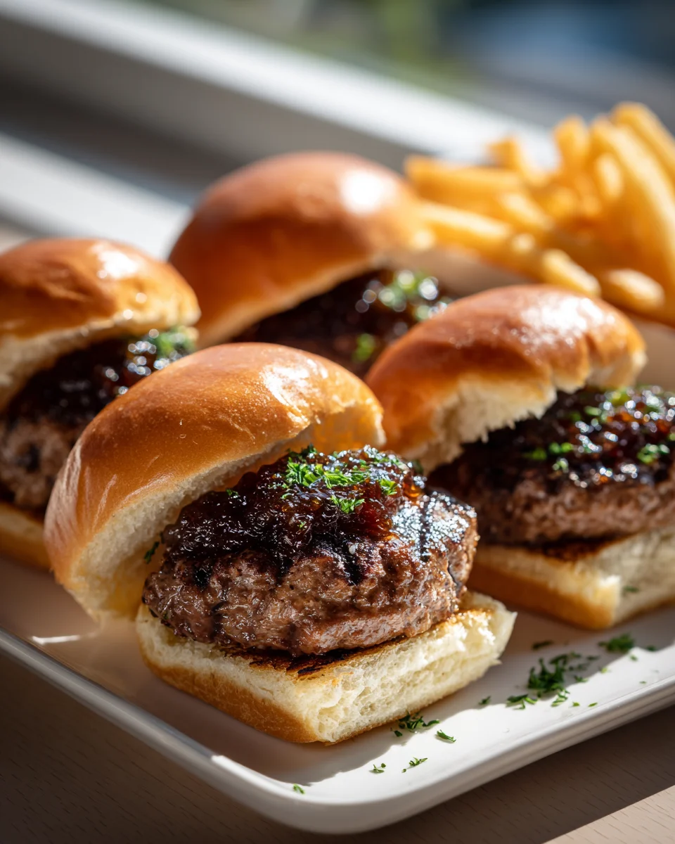 Amazing Smash Burger Onion Jam Sliders – Your New Favorite!