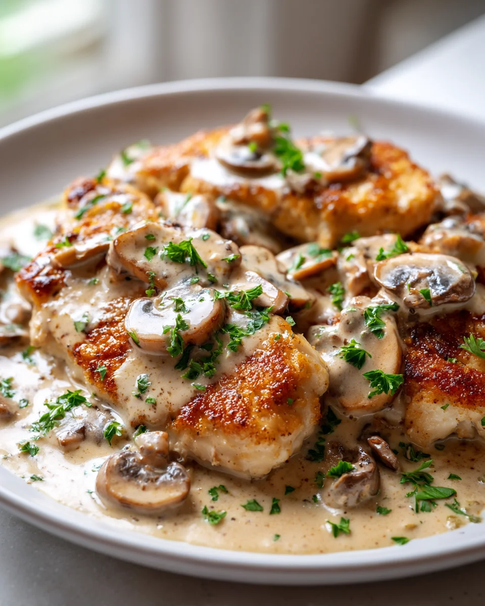 Delicious Creamy Mushroom Chicken Recipe for Easy Dinners
