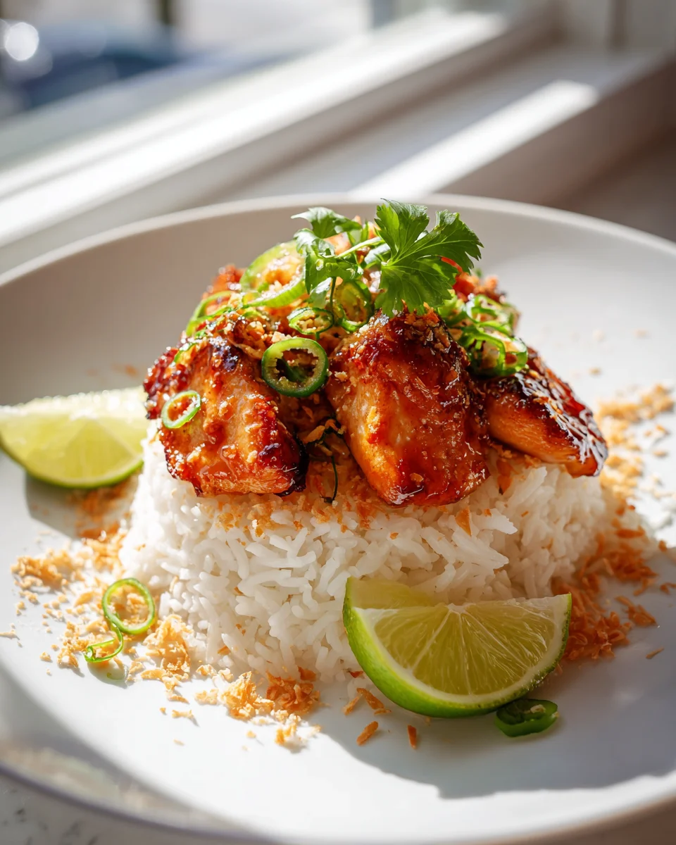 Spicy Maple Chicken & Coconut Rice: A Flavorful Feast