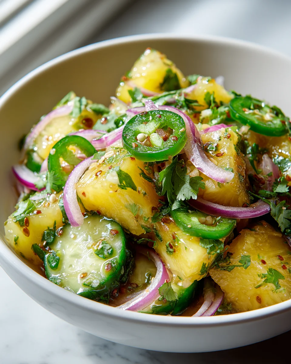 Refreshing Pineapple Cucumber Salad Recipe for Summer Bliss