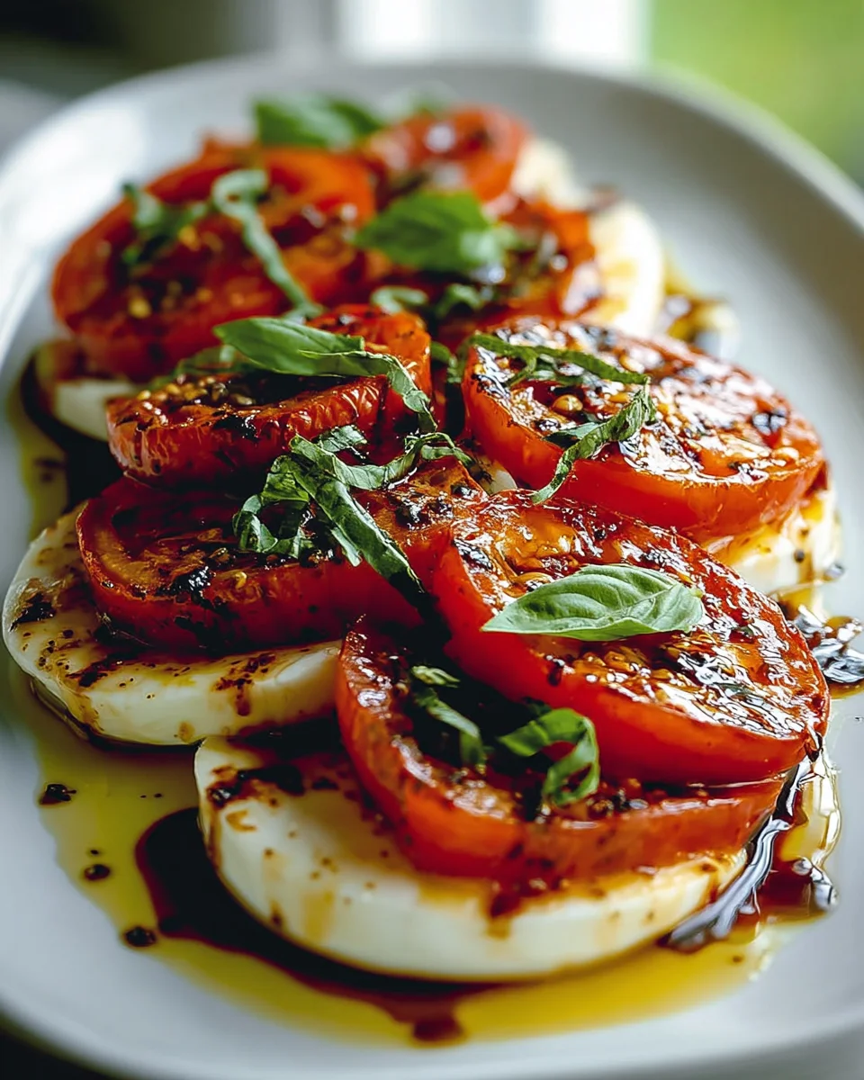 Roasted Tomato Caprese Salad: Easy & Delicious Recipe