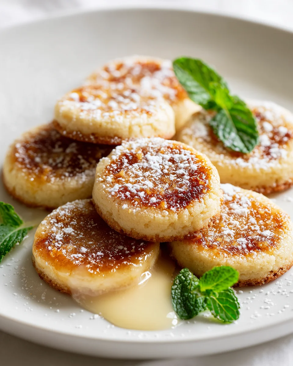 Creme Brûlée Shortbread Cookies: A Sweet, Buttery Delight