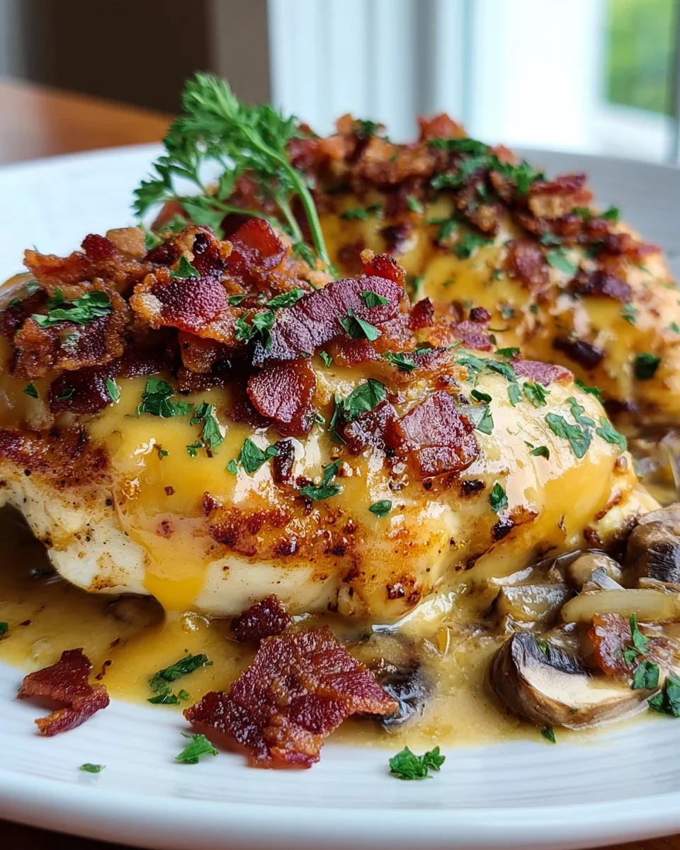 Cheesy Smothered Chicken Recipe - Best Texas Roadhouse Copycat