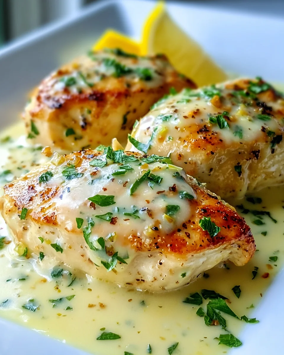 Best Creamy Lemon Garlic Chicken Recipe – Easy & Flavorful