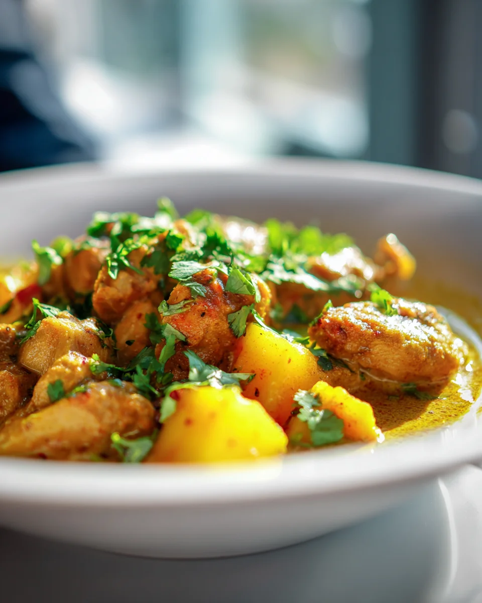 Sweet & Spicy Mango Chicken Curry Recipe - Easy Dinner!