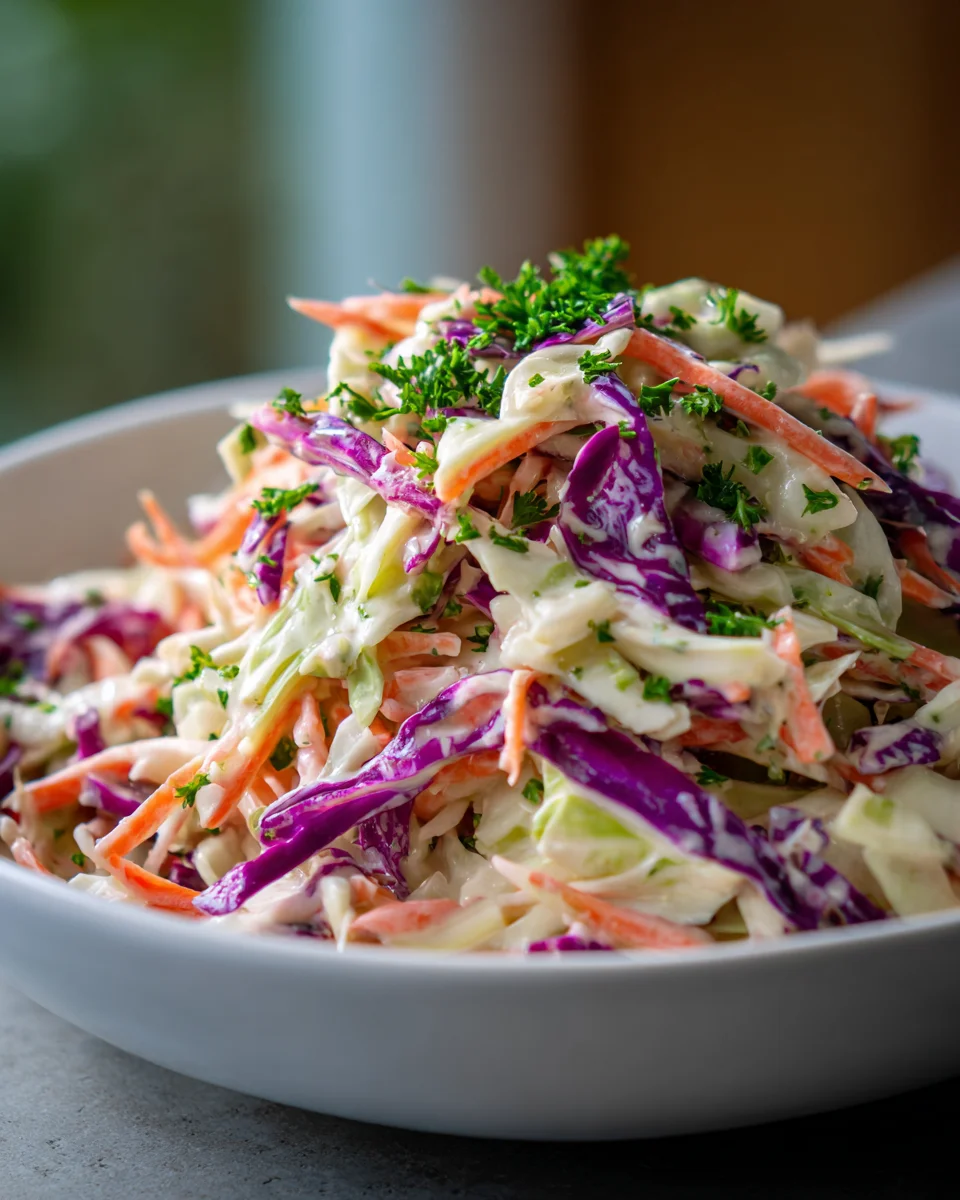 Classic Coleslaw Recipe: Crunchy, Creamy, and Refreshing!