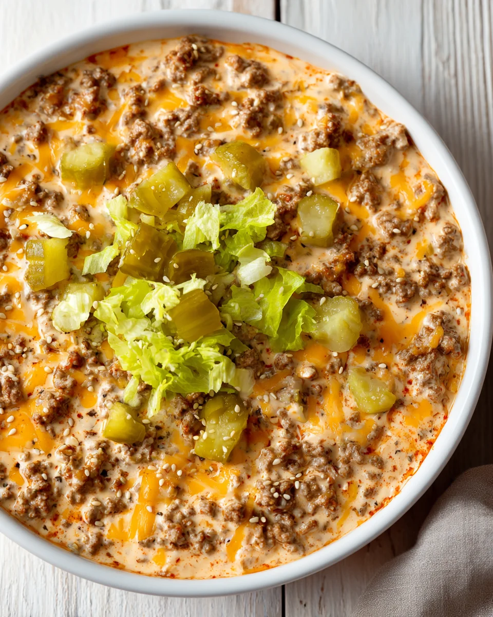 Crockpot Big Mac Dip: The Viral Beefy Game Day Snack!