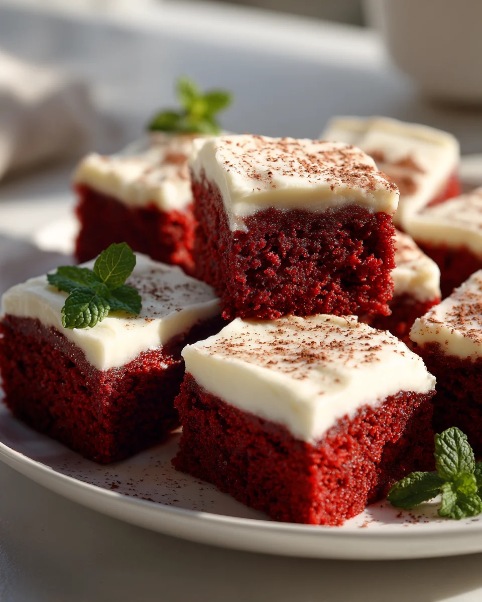 Irresistible Red Velvet Brownies: A Must-Try Dessert