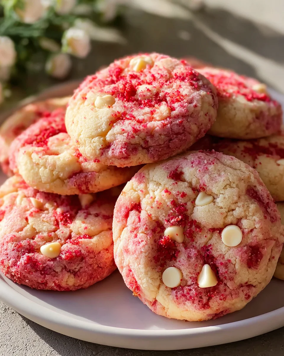 Strawberry Cheesecake Cookies: Easy Non-Alcoholic Valentine's Day Treat
