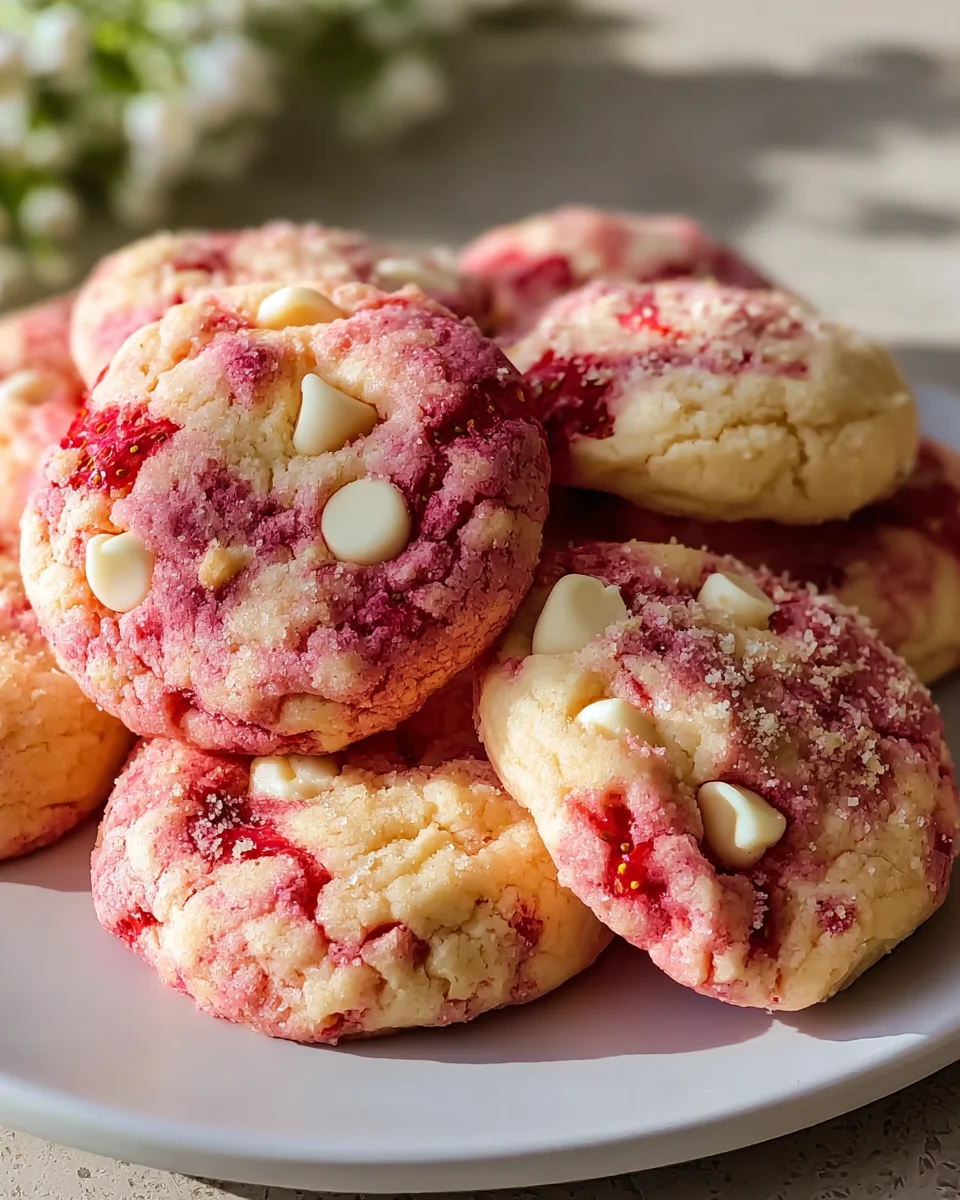 Strawberry Cheesecake Cookies: Easy Non-Alcoholic Valentine's Day Treat