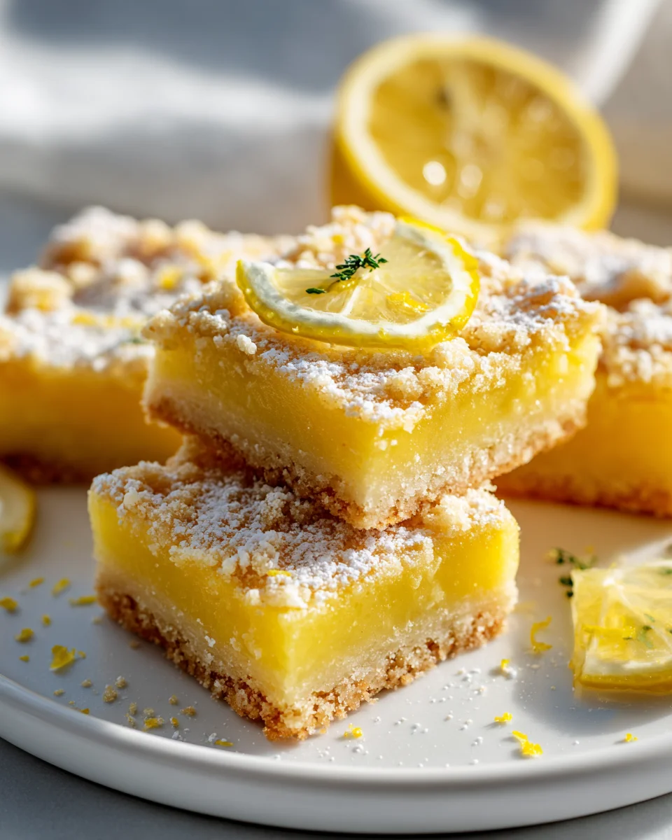 Easy Lemon Crumble Bars: Bright, Tangy & Delicious!