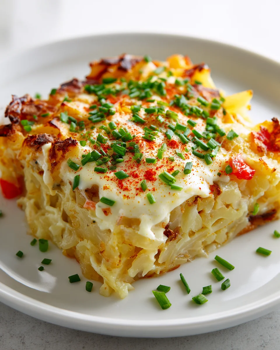Creamy Sour Cream Hashbrown Casserole: Breakfast Perfection
