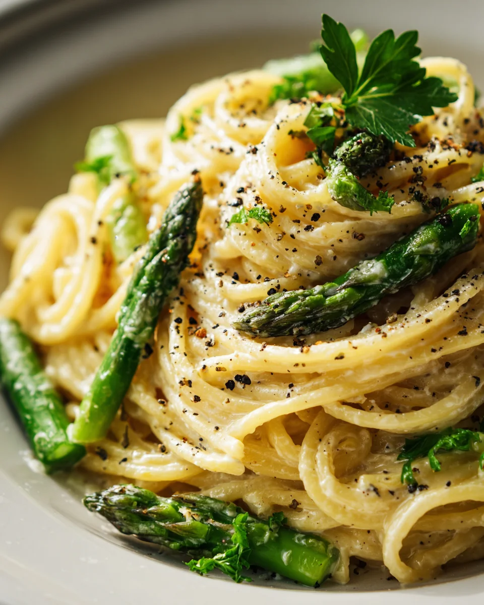 Trader Joe's Lemon Ricotta Pasta w/ Asparagus - Quick & Easy