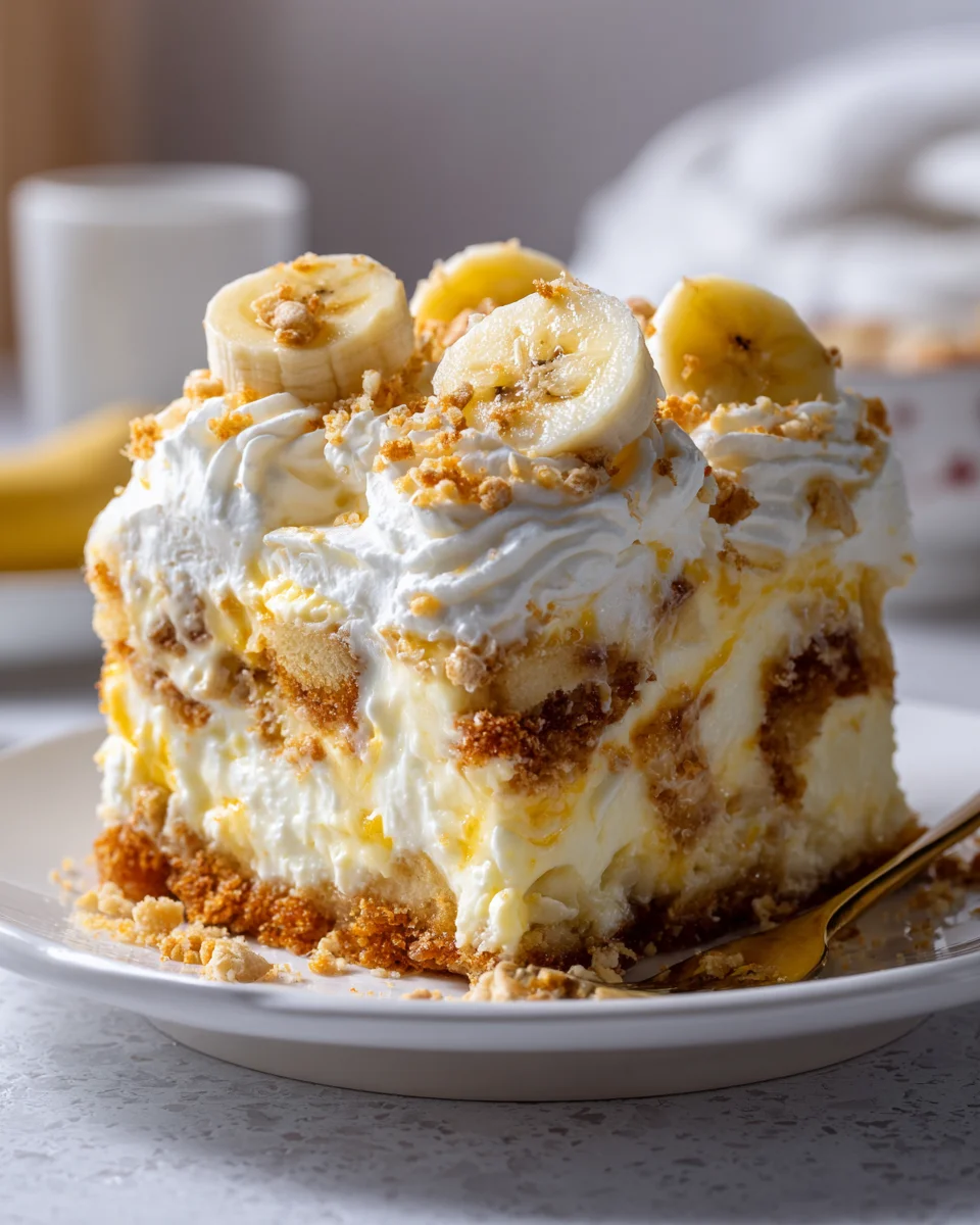 Best Southern Banana Pudding Cheesecake Dump Cake