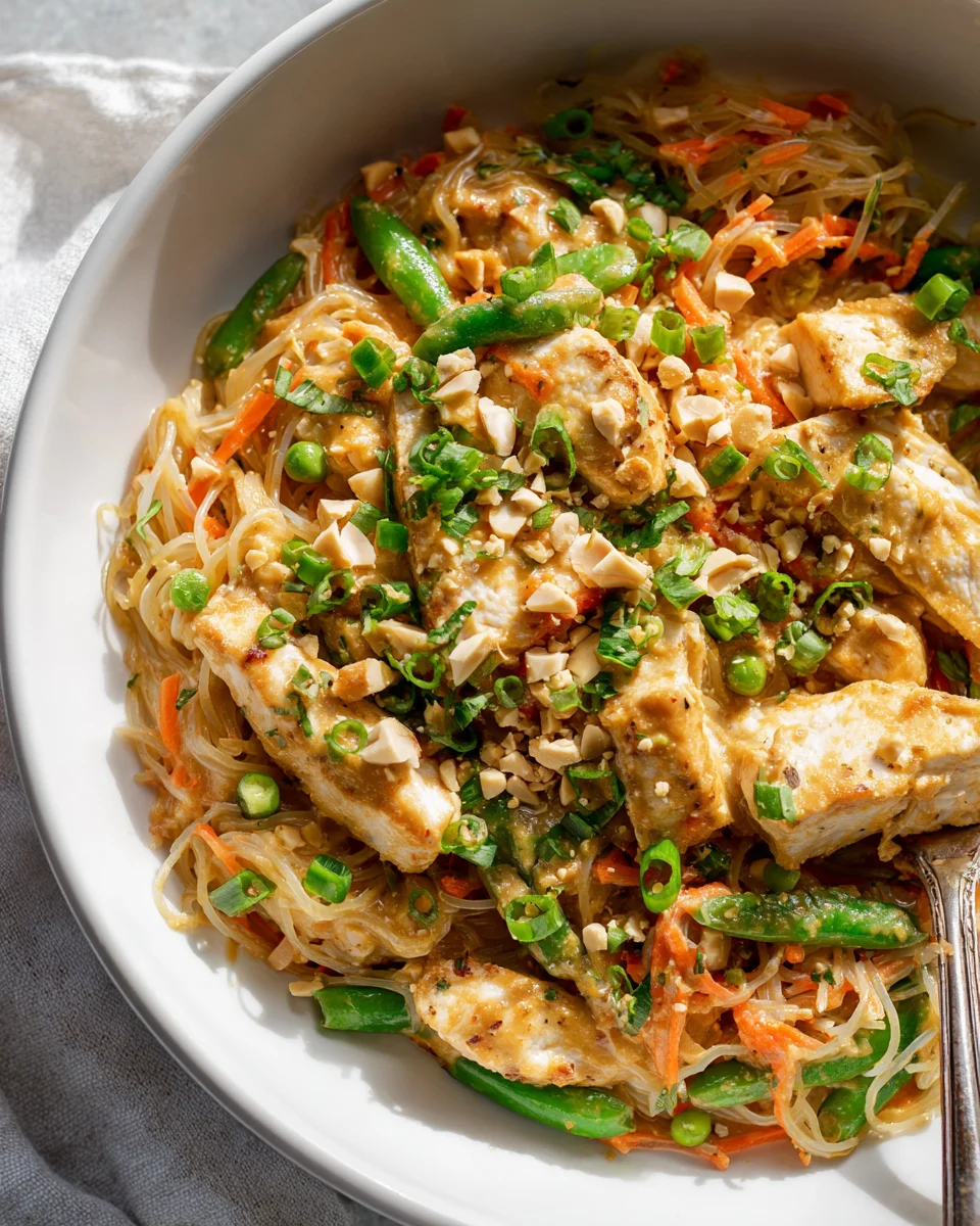 Peanut Chicken Noodle Meal Prep: High-Protein & Easy!