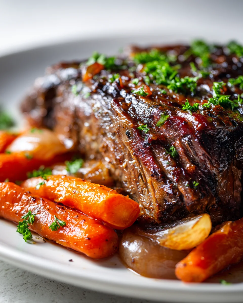Melt-in-Your-Mouth Red Grape Juice Braised Chuck Roast