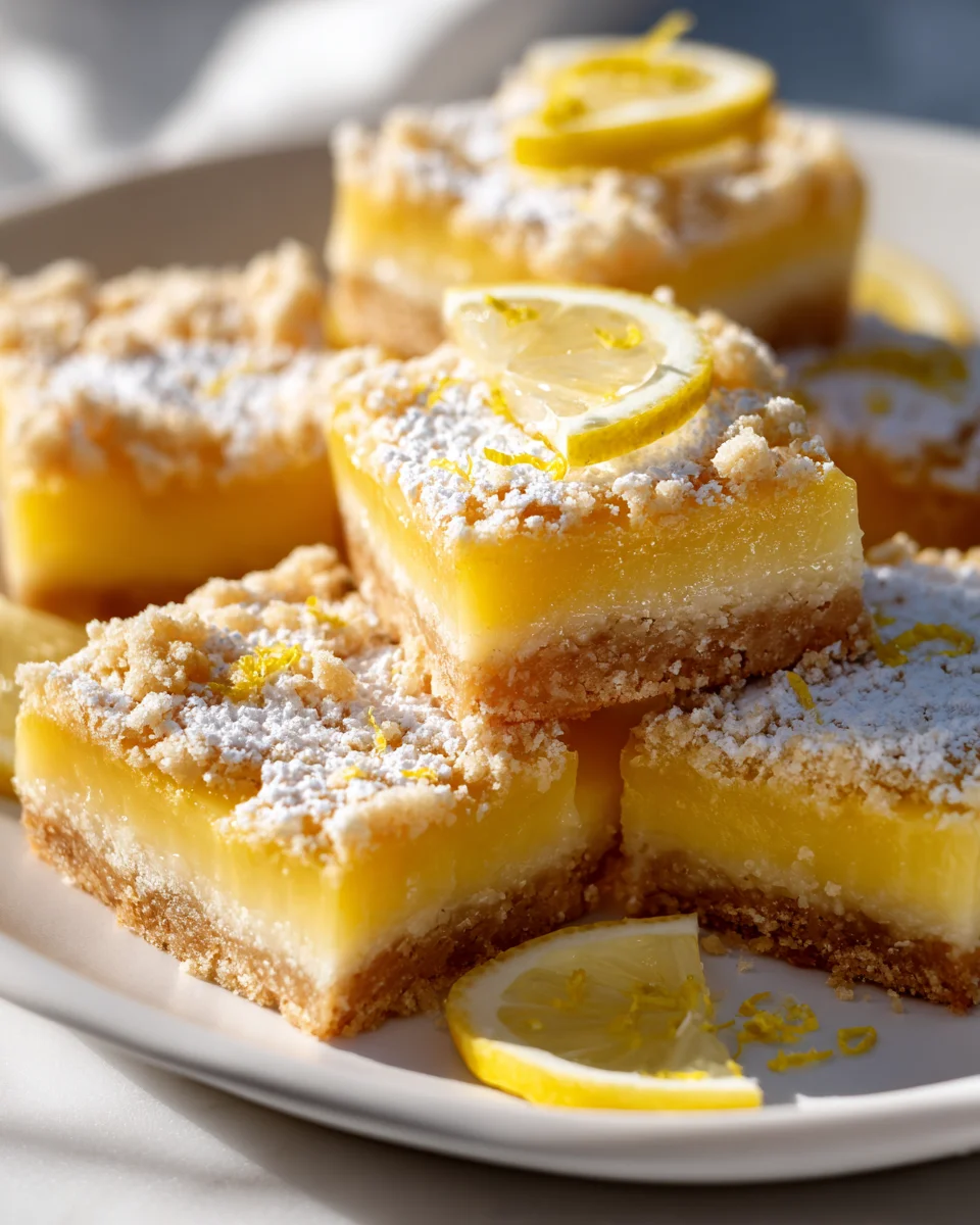 Easy Lemon Crumble Bars: Bright, Tangy & Delicious!