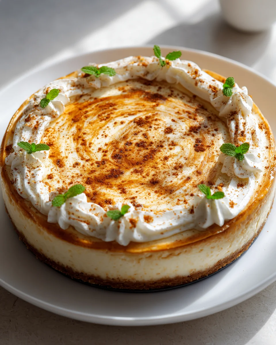 Easy Pumpkin Spice Christmas Cheesecake - Perfect Holiday Dessert
