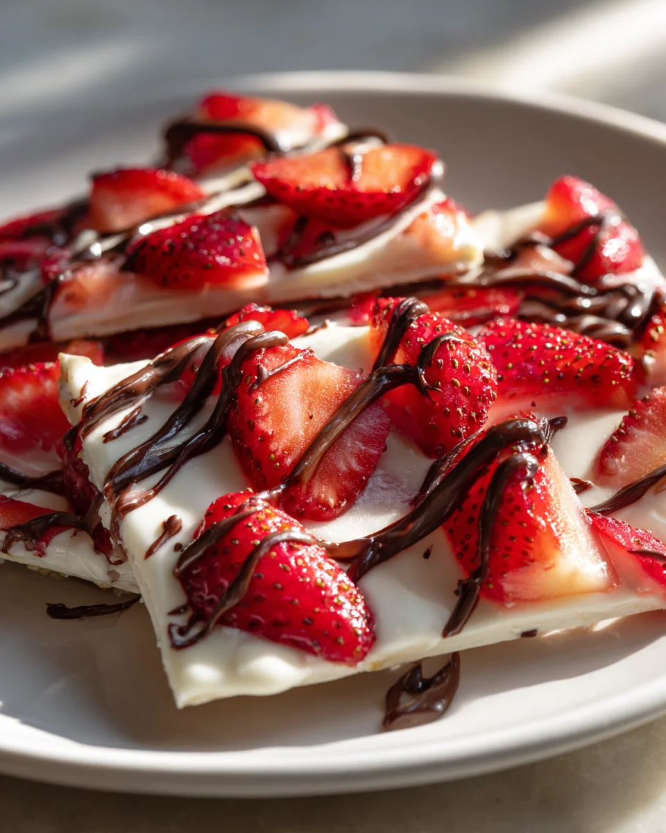 Delicious Strawberry Yogurt Bark – Perfect Healthy Frozen Treat