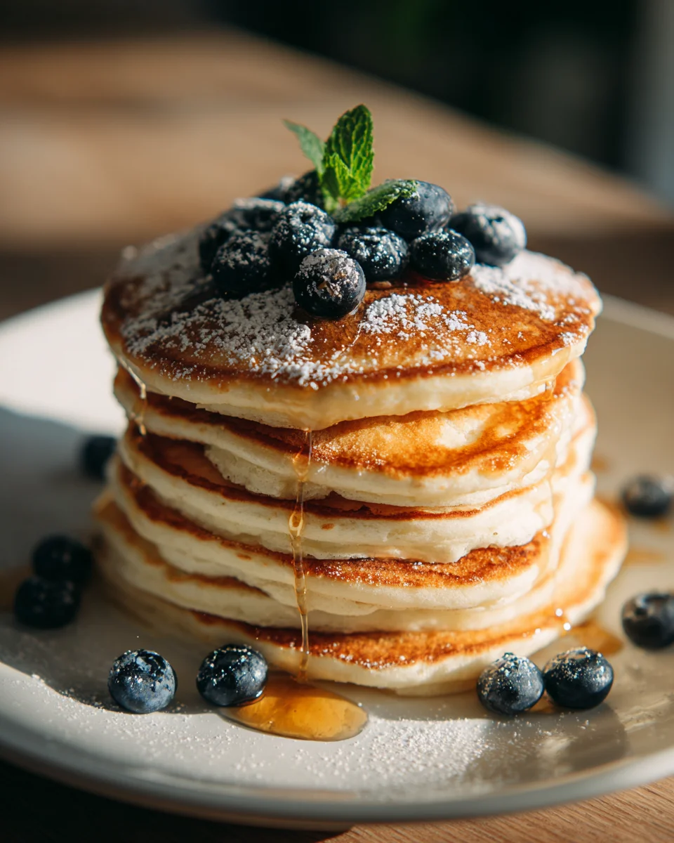 Whole Wheat Old Fashioned Pancakes Recipe - Healthy Breakfast