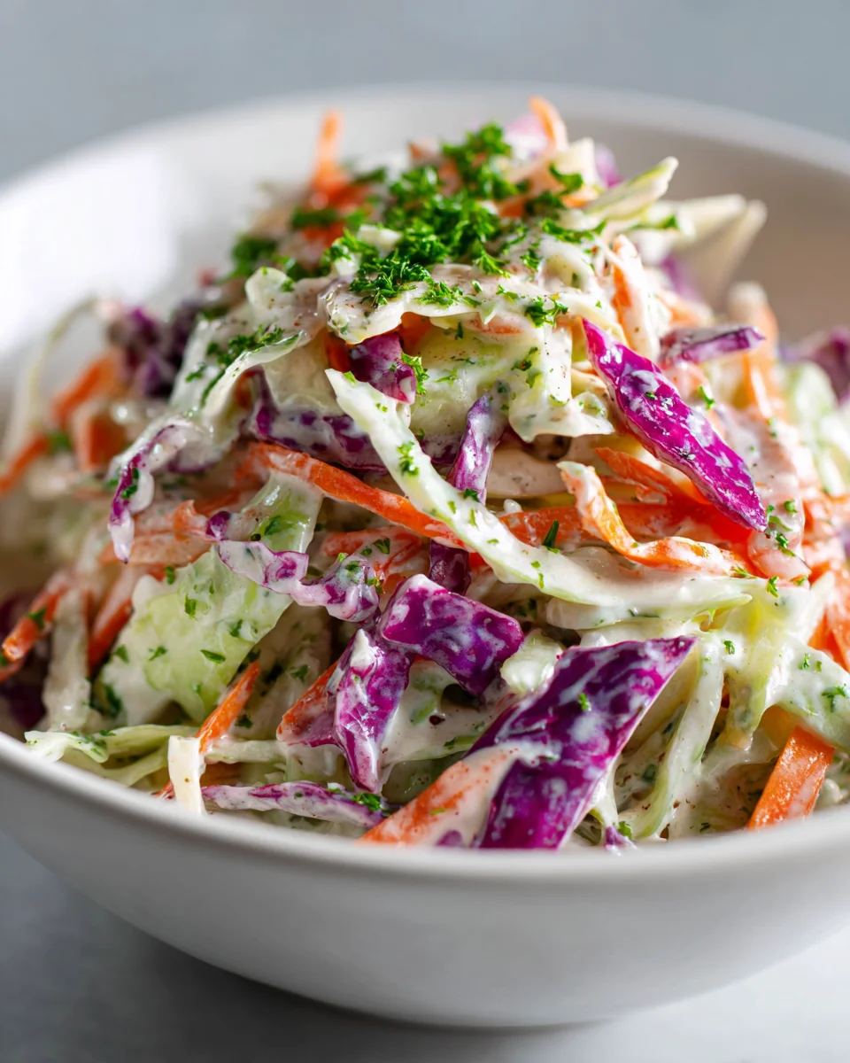 Classic Coleslaw Recipe: Crunchy, Creamy, and Refreshing!