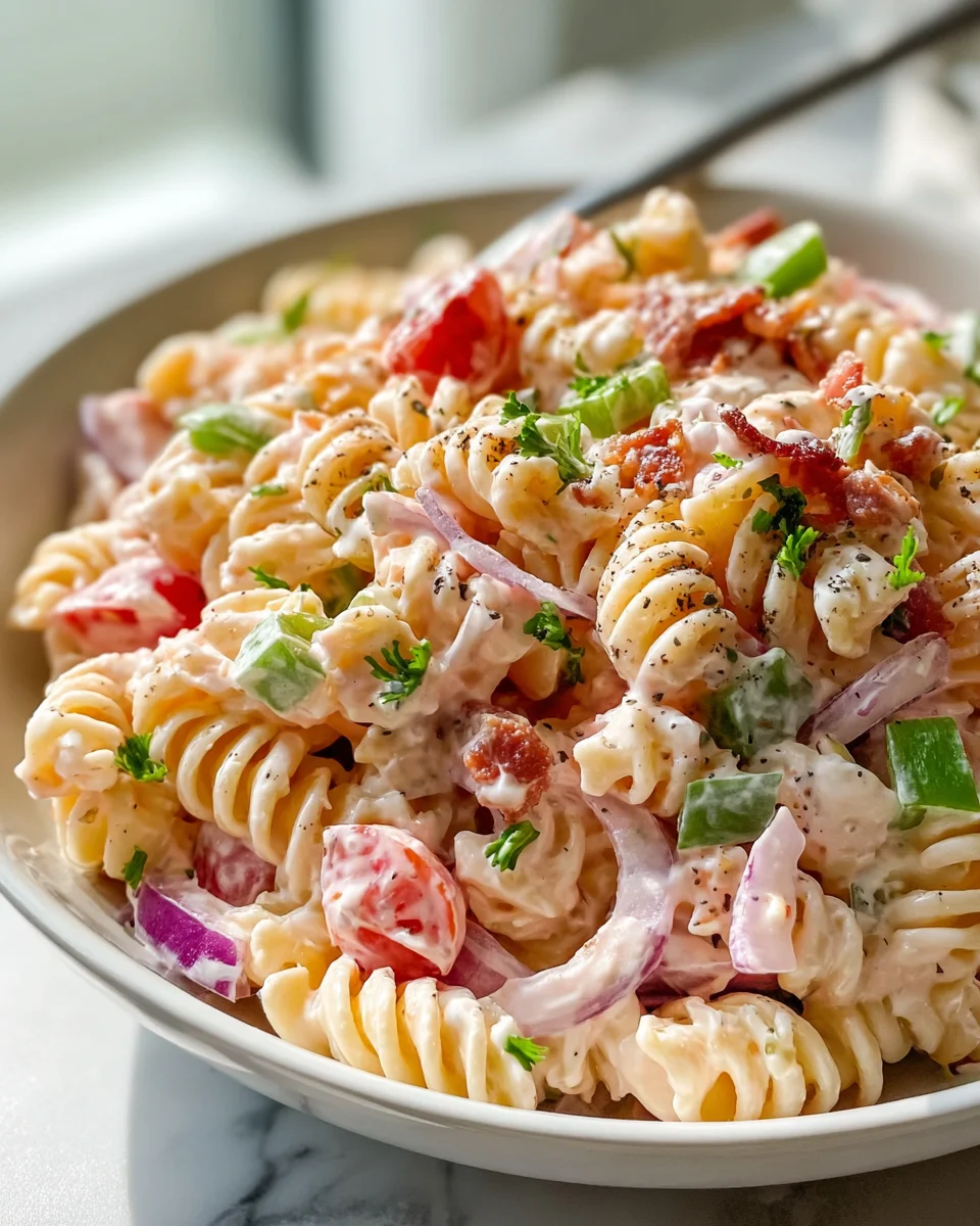 Pink Cadillac Pasta Salad