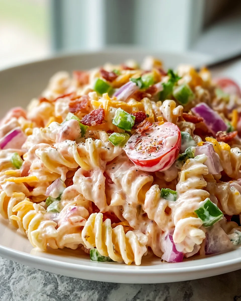 Pink Cadillac Pasta Salad