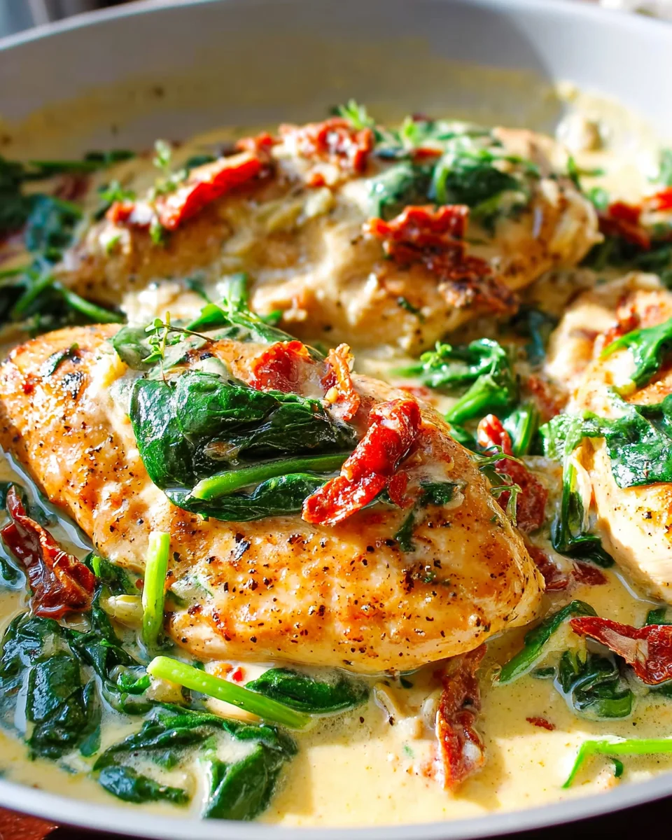 Low Carb Creamy Tuscan Chicken Recipe for Healthy Eating