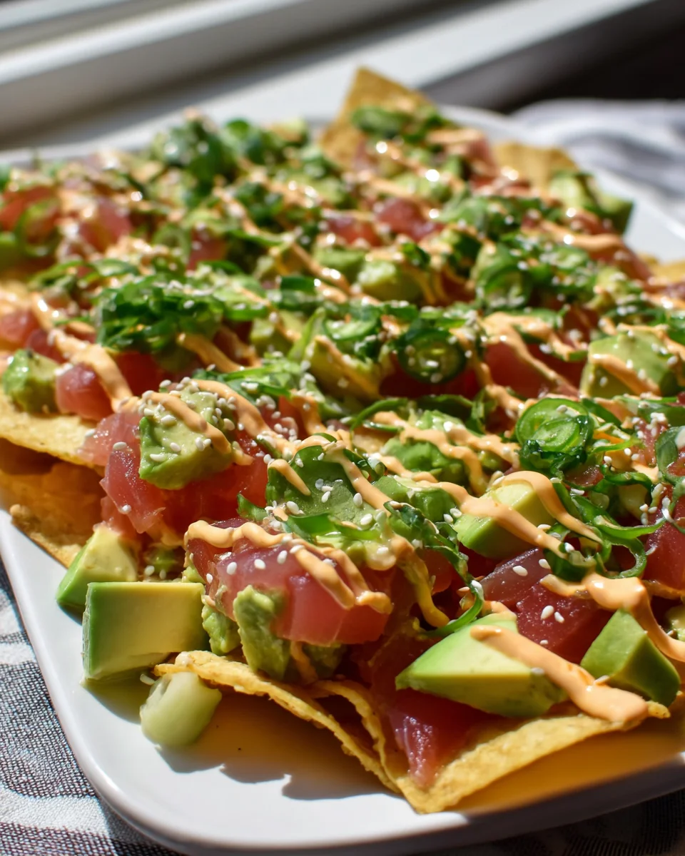 Tuna Nachos Deluxe