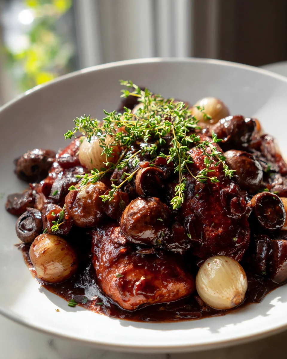 Hearty Beef Coq Au Vin Delight