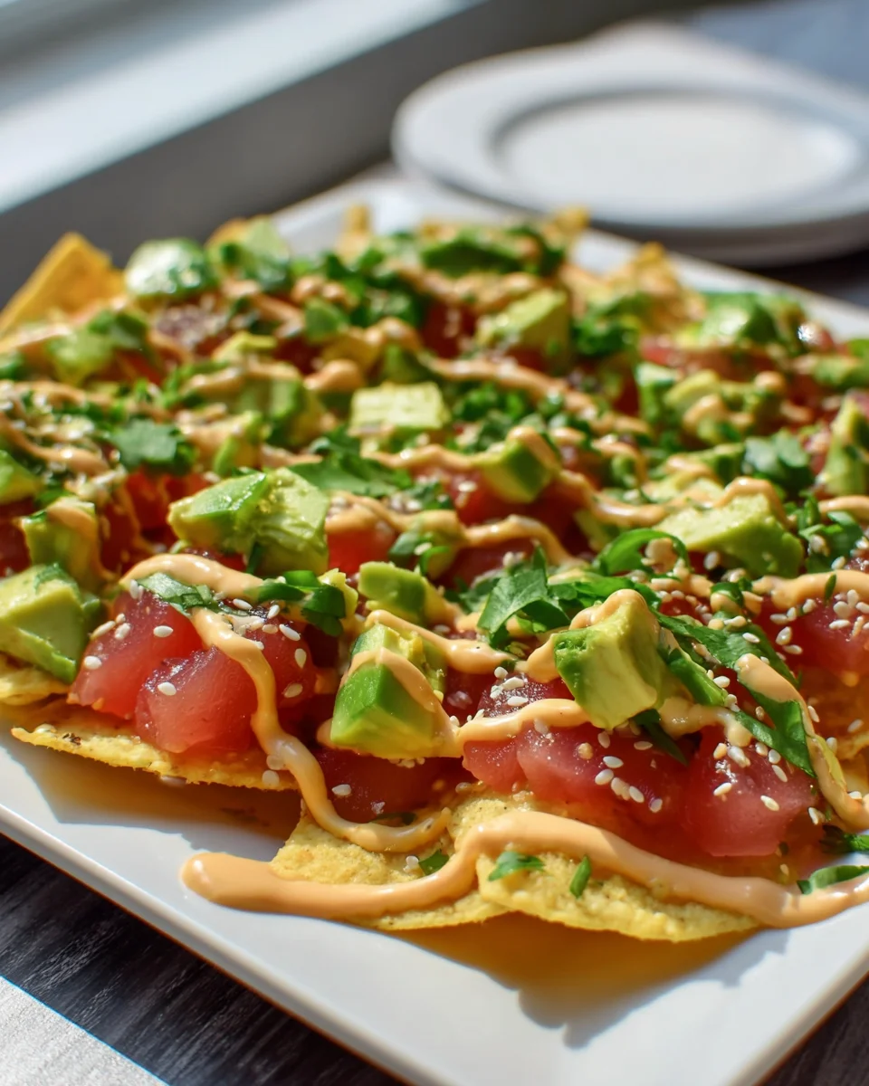 Tuna Nachos Deluxe